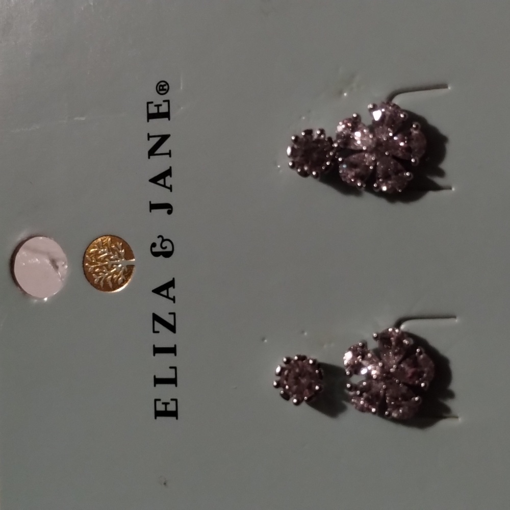 3 d bling and sparkle earrings